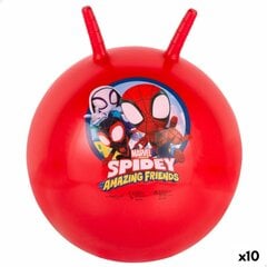 Šokinėjimo kamuolys Spidey, 45 cm, raudonas kaina ir informacija | Vandens, smėlio ir paplūdimio žaislai | pigu.lt