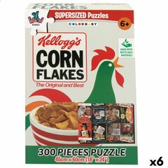 Dėlionė Kellogg s Corn Flakes Colorbaby, 300 d, 6 vnt. цена и информация | Пазлы | pigu.lt