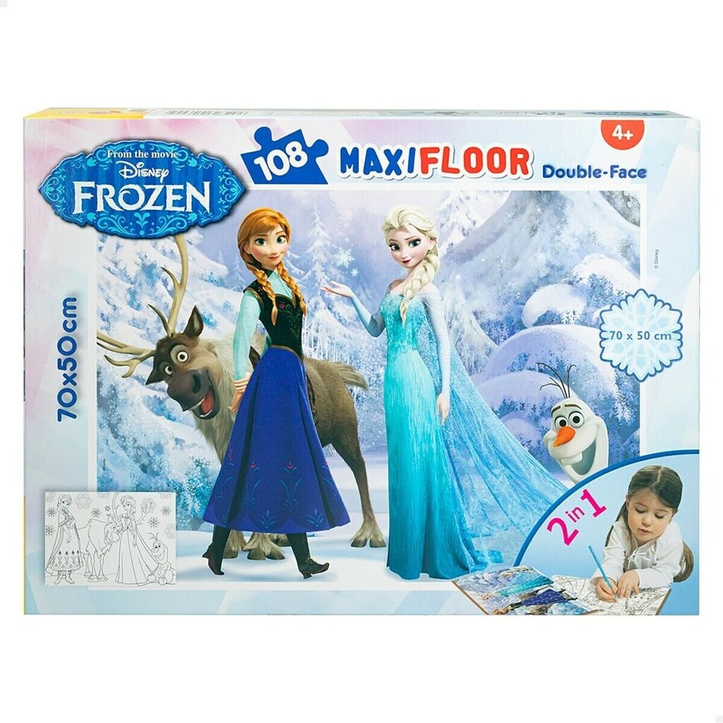 Dėlionė Frozen (Ledo šalis), 108 d. kaina ir informacija | Dėlionės (puzzle) | pigu.lt