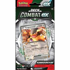 Kortų kaladė Pokémon Combat EX Greninja & Kangashkan, FR, 1 vnt. цена и информация | Настольные игры, головоломки | pigu.lt