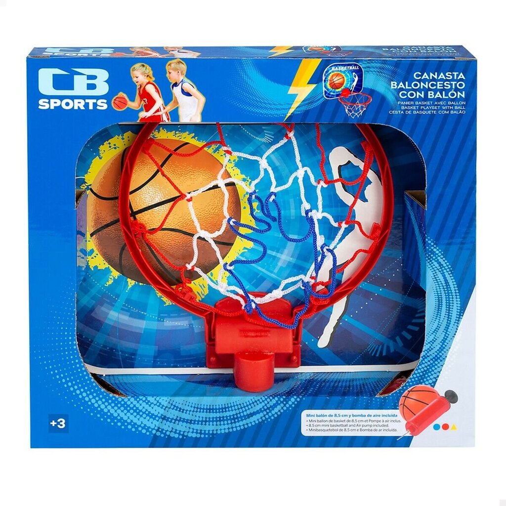 Vaikiškas krepšinio rinkinys Colorbaby Mini kaina ir informacija | Lauko žaidimai | pigu.lt