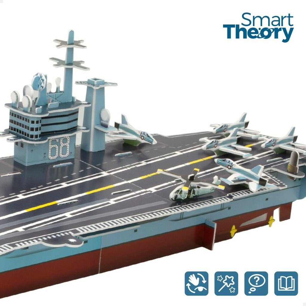 3D dėlionė Nimitz Lėktuvnešis Colorbaby, 67 d, 6 vnt. kaina ir informacija | Dėlionės (puzzle) | pigu.lt