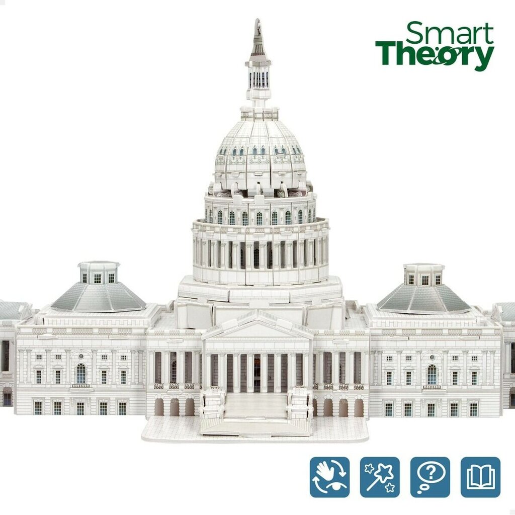 3D dėlionė Capitolio Colorbaby, 126 d, 6 vnt. kaina ir informacija | Dėlionės (puzzle) | pigu.lt