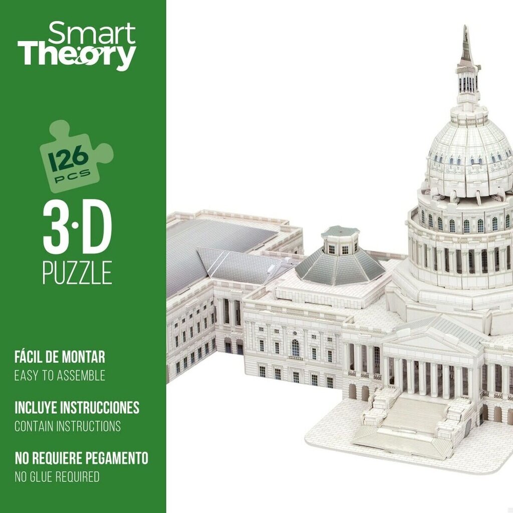 3D dėlionė Capitolio Colorbaby, 126 d, 6 vnt. kaina ir informacija | Dėlionės (puzzle) | pigu.lt