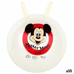 Šokinėjimo kamuolys Mickey Mouse, 45 cm, baltas kaina ir informacija | Vandens, smėlio ir paplūdimio žaislai | pigu.lt