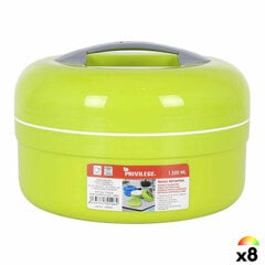 Termosas maistui Privilege 85285 Plastmasinis 22 x 15 cm (8 vnt.) (1,5 L) kaina ir informacija | Maisto saugojimo  indai | pigu.lt