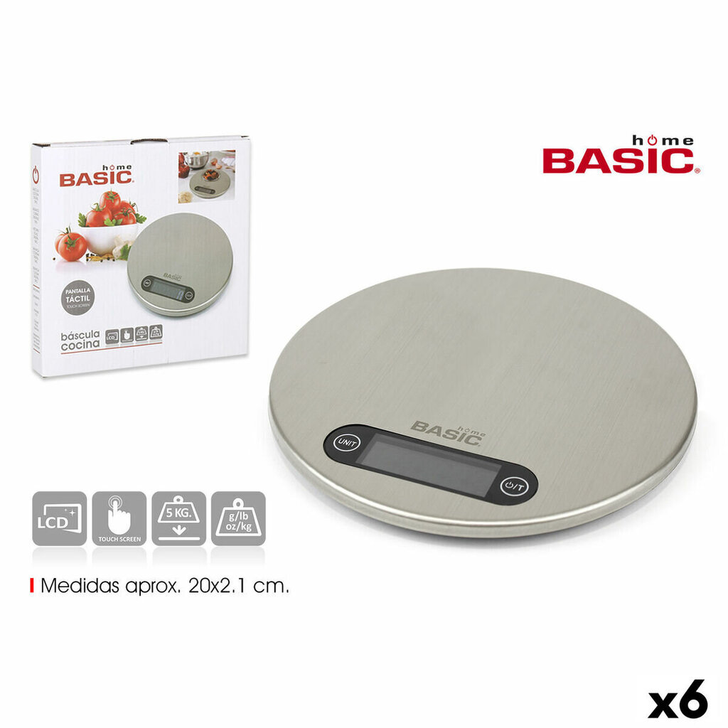 Basic Home S2229657 kaina ir informacija | Svarstyklės (virtuvinės) | pigu.lt