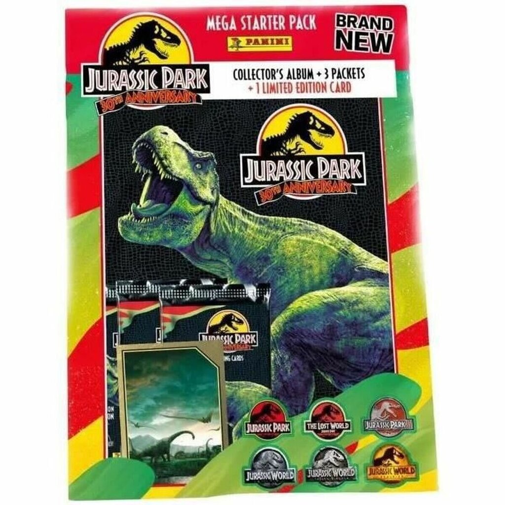 Lipdukai Panini Jurassic Movie, 3 vnt. kaina ir informacija | Lavinamieji žaislai | pigu.lt