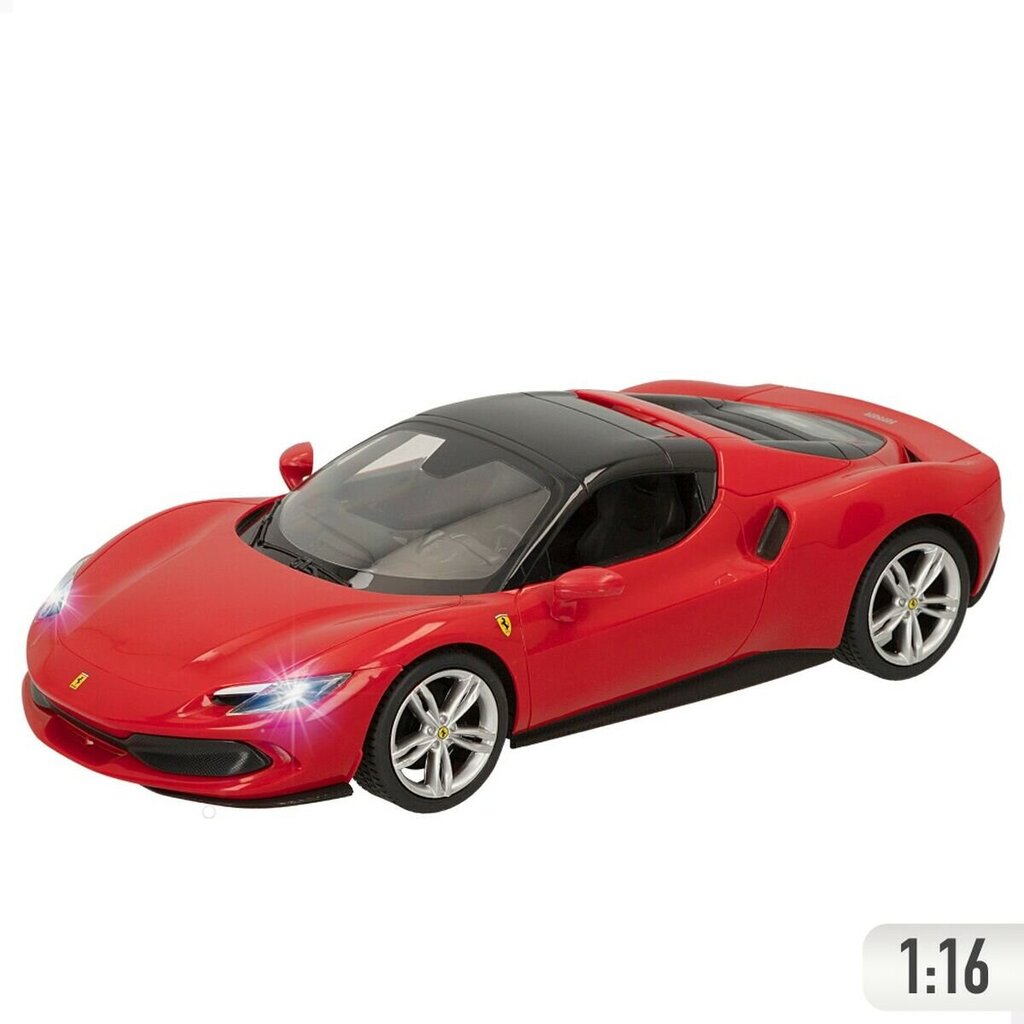 Nuotoliniu būdu valdomas automobilis Rastar Ferrari 296 GTS, 1:16, 2 vnt. kaina ir informacija | Žaislai berniukams | pigu.lt