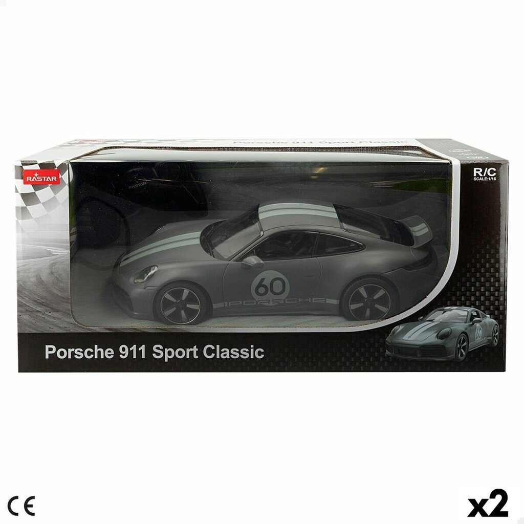 Nuotoliniu būdu valdomas automobilis Porsche 911, 1:16, 2 vnt. kaina ir informacija | Žaislai berniukams | pigu.lt