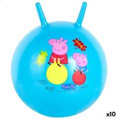 Šokinėjimo kamuolys Peppa Pig, 45 cm, mėlynas цена и информация | Игрушки для песка, воды, пляжа | pigu.lt