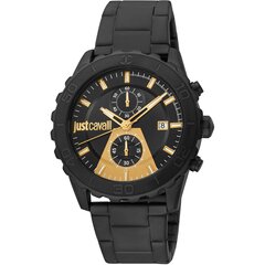 Laikrodis vyrams Just Cavalli YOUNG Juoda (Ø 45 mm) S7292580 цена и информация | Женские часы | pigu.lt