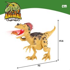 Dinozaurų rinkinys Color Baby, geltonas, 4 d, 6 vnt. цена и информация | Игрушки для мальчиков | pigu.lt