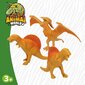 Dinozaurų rinkinys Color Baby, geltonas, 4 d, 6 vnt. kaina ir informacija | Žaislai berniukams | pigu.lt