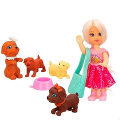 Lėlė su augintiniu Colorbaby, 6 vnt. цена и информация | Игрушки для девочек | pigu.lt