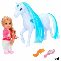 Lėlė su arkiu Colorbaby Bella, 6 vnt. цена и информация | Игрушки для девочек | pigu.lt