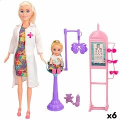 Lėlė su priedais Colorbaby Bella sanitarė, 6 vnt. цена и информация | Игрушки для девочек | pigu.lt