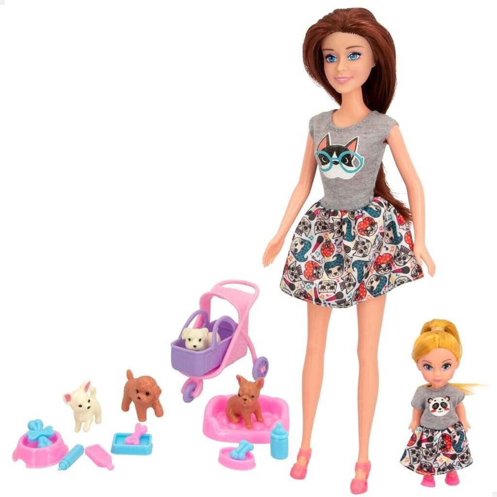Lėlė su priedais Colorbaby Bella, 6 vnt. цена и информация | Žaislai mergaitėms | pigu.lt