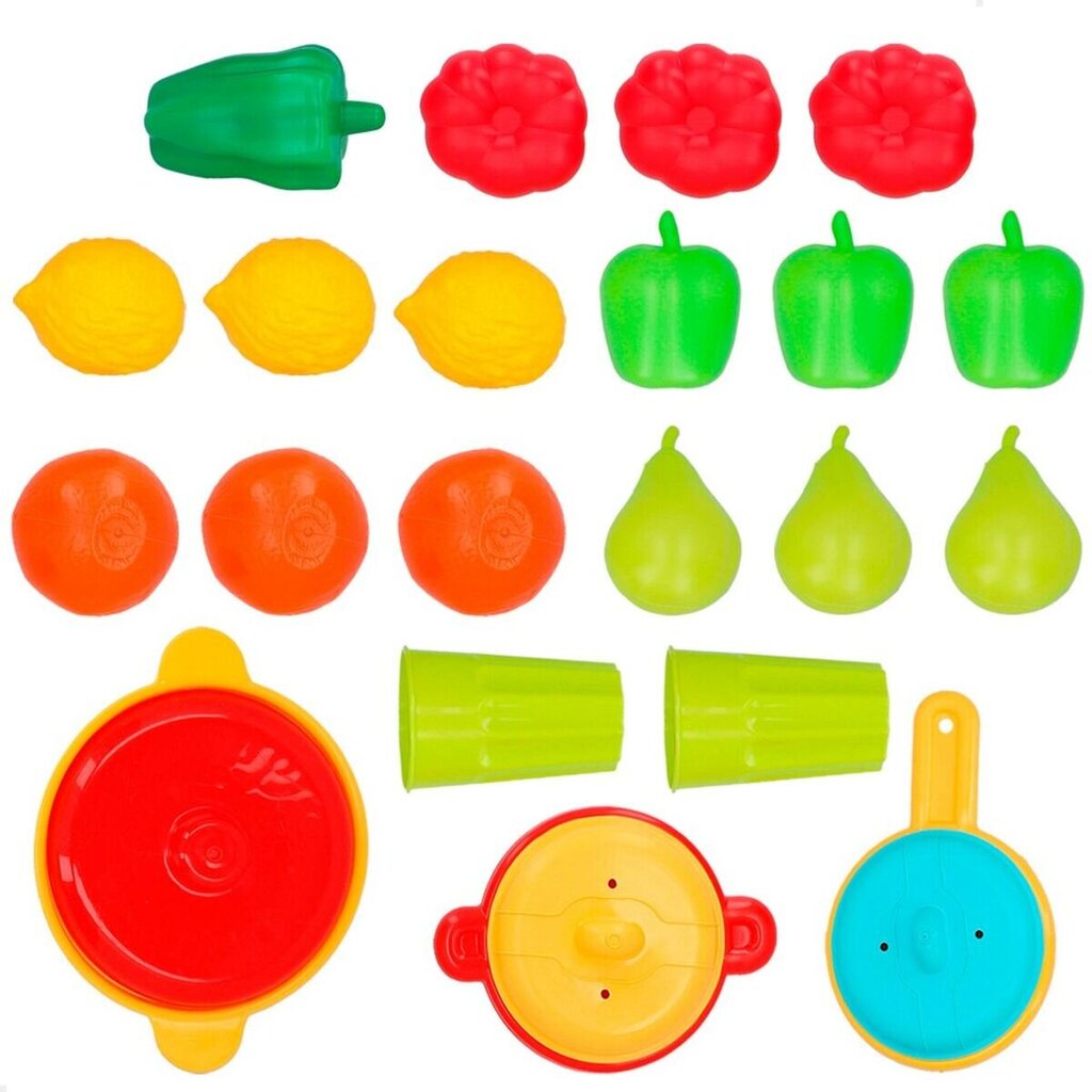 Žaislinis virtuvės įrankių rinkinys CB Toys, įvairių spalvų, 24 vnt. kaina ir informacija | Žaislai mergaitėms | pigu.lt