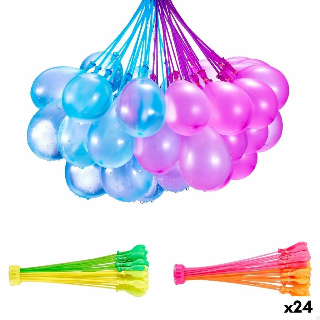 Vandens balionai su adapteriu Zuru Bunch-o-Balloons, įvairių spalvų, 24 d. цена и информация | Vandens, smėlio ir paplūdimio žaislai | pigu.lt