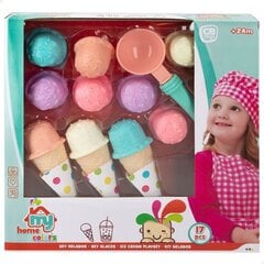 Žaislinis ledų rinkinys CB Toys, įvairių spalvų, 17 vnt. цена и информация | Игрушки для девочек | pigu.lt