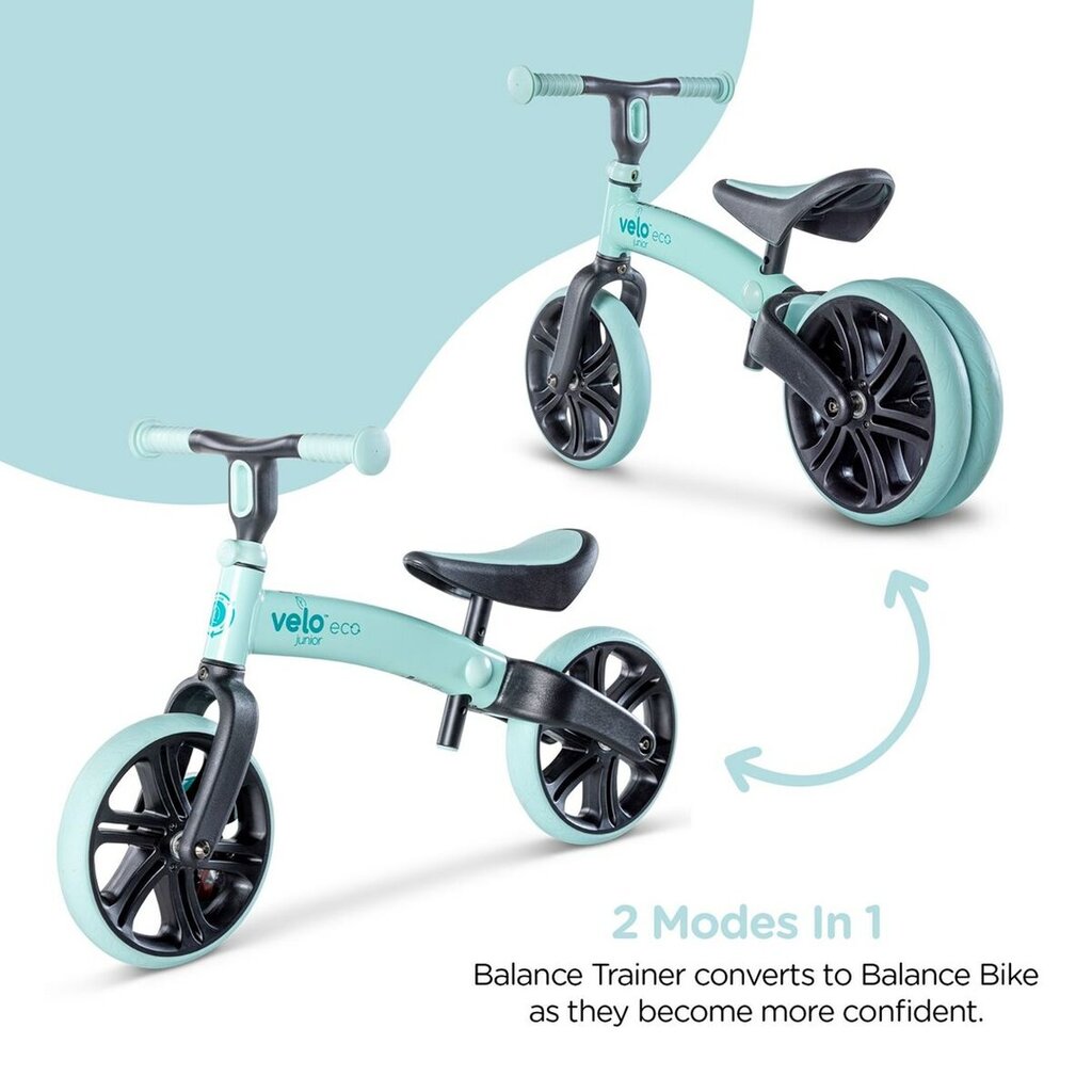 Vaikiškas dviratis Yvolution YT27B2, žalia kaina ir informacija | Balansiniai dviratukai | pigu.lt