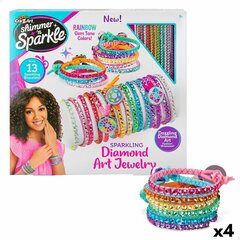 Apyrankių kūrimo rinkinys Shimmer'n Sparkle CrazArt, 4 vnt. kaina ir informacija | Lavinamieji žaislai | pigu.lt