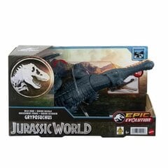 Dinozauras Gryposuchus Jurassic World, pilkas/rudas, 1 vnt. цена и информация | Игрушки для мальчиков | pigu.lt