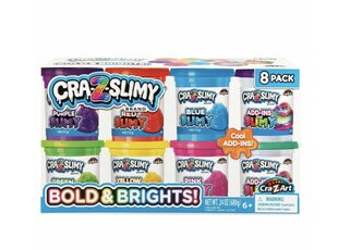 Žaidimas iš plastilino Cra-Z-Art Bold&Brights Slime, 8 d. kaina ir informacija | Lavinamieji žaislai | pigu.lt