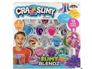 Žaidimas iš plastilino Cra-Z-Art Slimy Blendz, 12 d. kaina ir informacija | Lavinamieji žaislai | pigu.lt