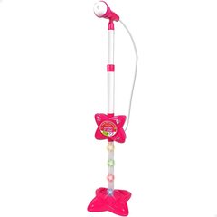 Elektrinis mikrofonas su šviesa ir garsais Bontempi, rožinis kaina ir informacija | Žaislai mergaitėms | pigu.lt