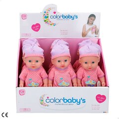 Lėlė kūdikis Colorbaby, 20 cm, 24 vnt. kaina ir informacija | Žaislai mergaitėms | pigu.lt