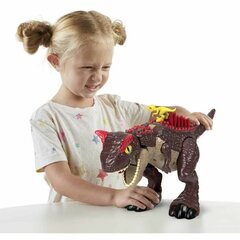 Dinozauras Carnotaurus su priedu Fisher Price, rudas, 2 d. kaina ir informacija | Žaislai berniukams | pigu.lt