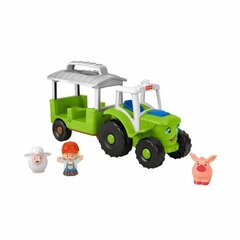 Traktorius su priedais Fisher Price Farmer цена и информация | Игрушки для малышей | pigu.lt
