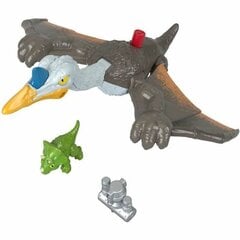 Dinozauras Quetzalcoatlus su priedais Fisher Price, pilkas/baltas, 3 d. цена и информация | Игрушки для мальчиков | pigu.lt