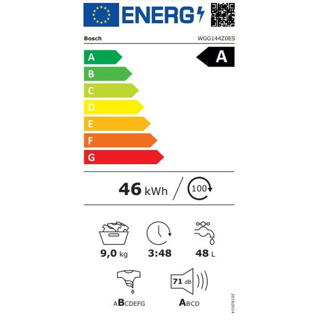 Bosch WGG144Z0ES kaina ir informacija | Skalbimo mašinos | pigu.lt