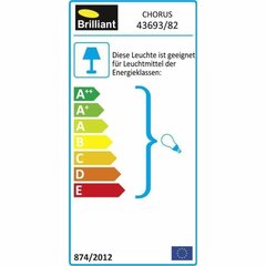 LED šviesos stulpelis Brilliant Sidabras Nerūdijantis plienas kaina ir informacija | LED juostos | pigu.lt