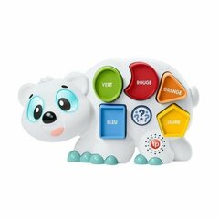 Interaktyvus Gyvūnas Omer baltasis lokys Fisher Price, FR kaina ir informacija | Lavinamieji žaislai | pigu.lt