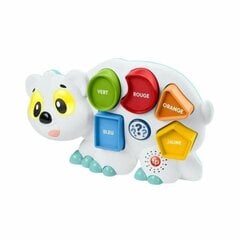 Interaktyvus Gyvūnas Omer baltasis lokys Fisher Price, FR kaina ir informacija | Lavinamieji žaislai | pigu.lt