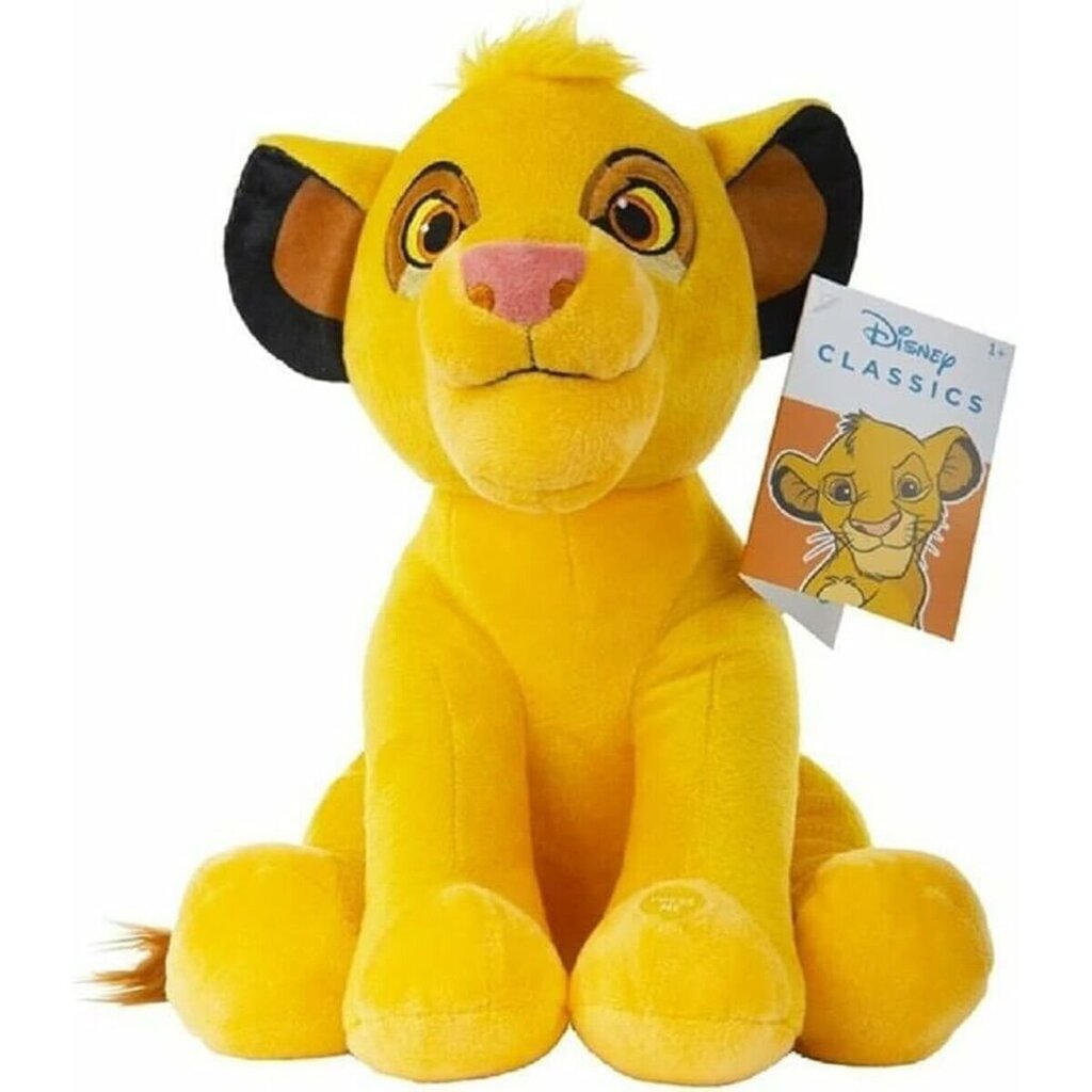Pliušinis žaislas Disney Simba, geltonas, 20 cm kaina ir informacija | Minkšti (pliušiniai) žaislai | pigu.lt