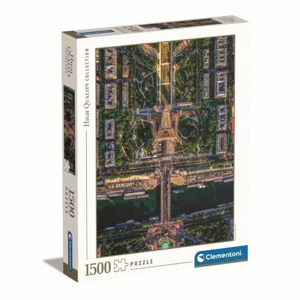 Dėlionė Vol au-dessus de Paris Clementoni, 1500 d. kaina ir informacija | Dėlionės (puzzle) | pigu.lt