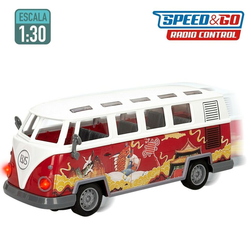Nuotoliniu būdu valdomas autobusas Speed & Go 1:30 kaina ir informacija | Žaislai berniukams | pigu.lt