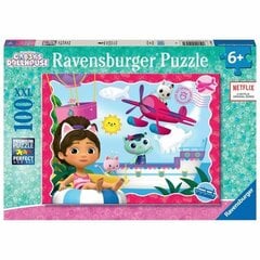 Пазл Ravenburger 100 шт Gabby Dollhouse цена и информация | Пазлы | pigu.lt