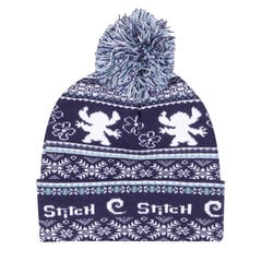 Skrybėlė Stitch Fair Isle Pom Beanie Tamsiai mėlyna D0801132 kaina ir informacija | Kepurės moterims | pigu.lt