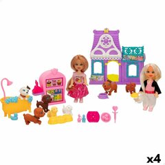 Lėlių figūrėlių rinkinys su priedais Colorbaby Bella, 4 vnt. цена и информация | Игрушки для девочек | pigu.lt
