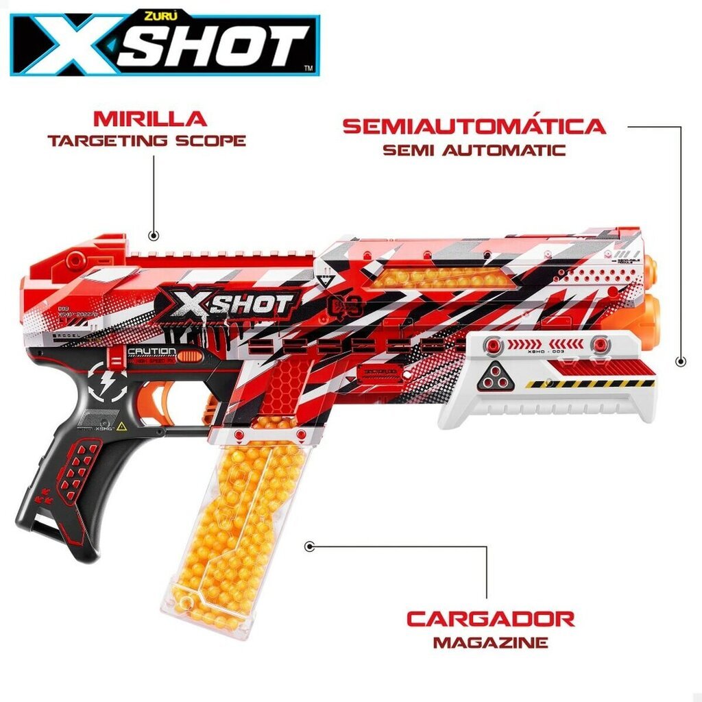 Žaislinis šautuvas X-Shot Hyper Gel Zuru, 6 vnt. kaina ir informacija | Žaislai berniukams | pigu.lt