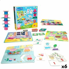 Edukacinis žaidimų rinkinys Peppa Pig Lisciani, 6 vnt. kaina ir informacija | Lavinamieji žaislai | pigu.lt