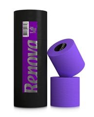 Подарочный тубус для туалетной бумаги Renova фиолетовый 3R цена и информация | Туалетная бумага, бумажные полотенца | pigu.lt