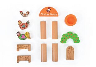 Žaislas vištidė Chicken House, įvairių spalvų, 25 cm kaina ir informacija | Žaislai mergaitėms | pigu.lt