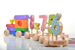 Žaislas skaičiai Math Train, 13 cm kaina ir informacija | Lavinamieji žaislai | pigu.lt